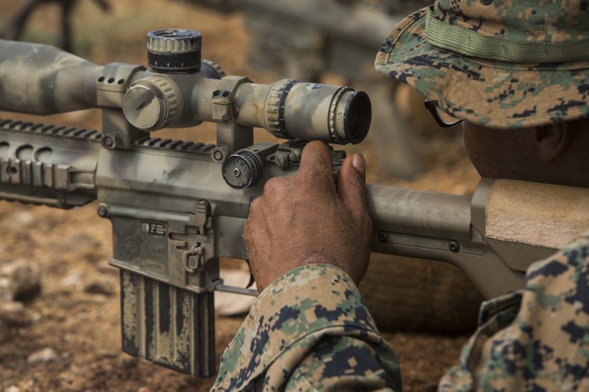 marines, sniper, rifle